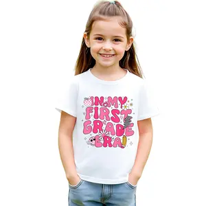 In My First Grade Era Girl Back To School 1st Grade Teacher T-Shirt