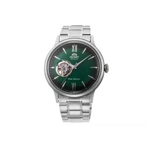 Orient Helios 40.5mm Open-Heart Automatic Classic Watch, RA-AG0026E30B