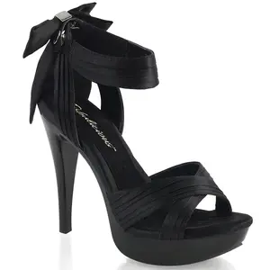5" Heel COCKTAIL-568 Black Satin