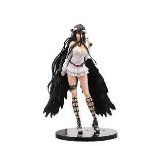 Action figure toy, figure wearing white private attire, collectible model with black feathers, packaged in a color box