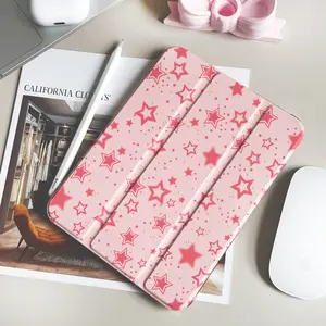 Casing Bee Starry Pink iPad Case Ultra-Slim Lightweight Tablet Cover for Air 6 5 4 Pro 4 3 2 1 iPad 11 10 9 8 7  Mini 7 6 Magnetic Protection with Pencil Holder - Protective