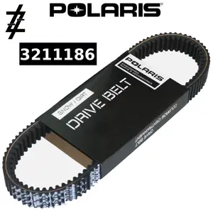 Polaris OEM Drive Belt 3211186 Secondary Clutch Belt for RZR XP Turbo XP 4 1000 Xpedition Ranger RZR Turbo S 1000 CVT Drive Belt Genuine Replacement UTV Side by Side Heavy Duty Transmission Belt Polaris Clutch Belt OEM Quality Parts Accessories