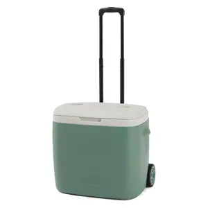 Naturehike 40QT Wheeled Cooler – Insulated Hard Ice Chest with Telescoping Handle, Portable Cooler for Beach, Camping, Picnic, Fishing, and Barbecue