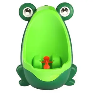 Oddler camping must-have toiletry essentials Frog Potty Training Urinal for Toddler Boys with Funny Aiming Target, Frog Pee Training (Green)