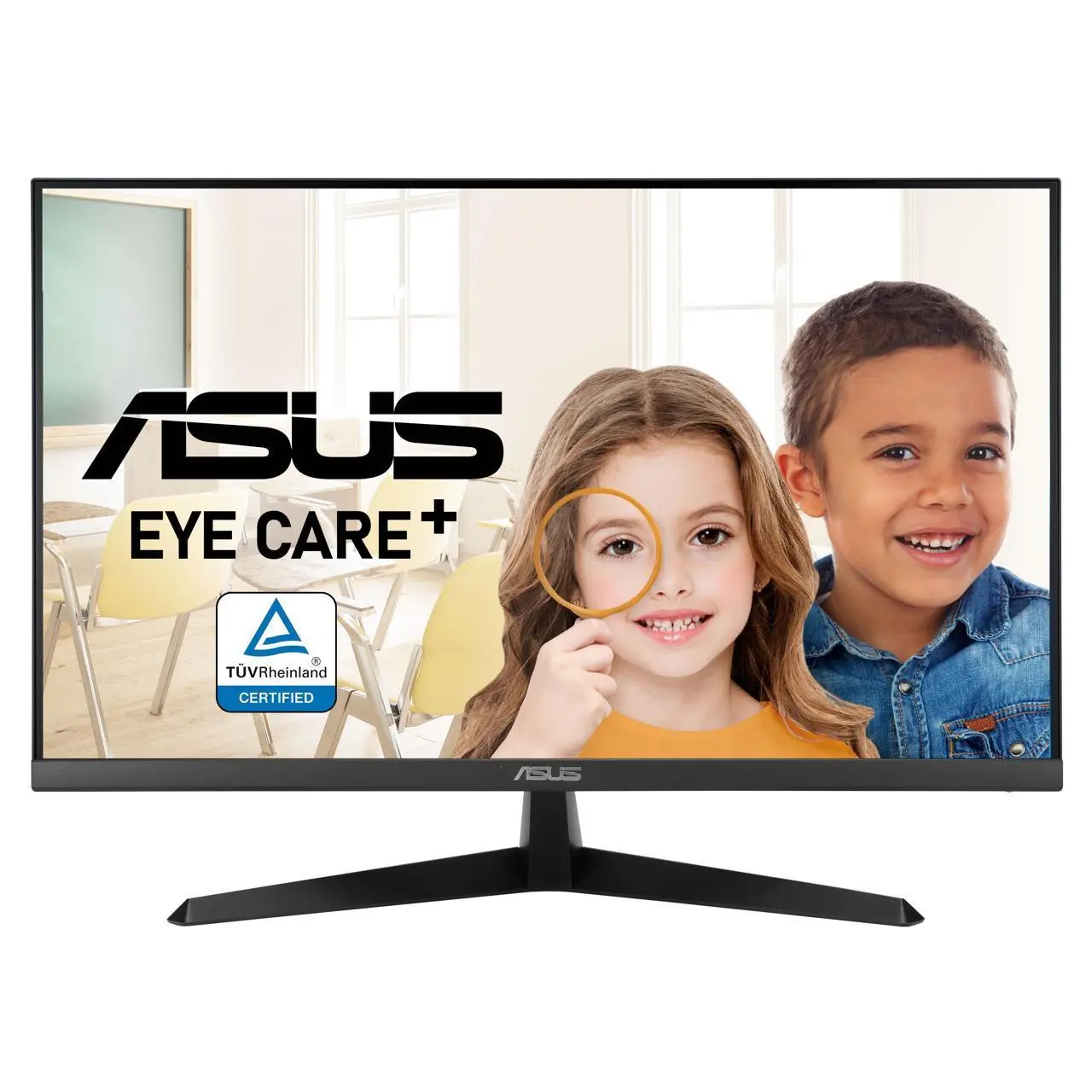 ASUS 27" 4K Eye Care Monitor (VY27UQ) - UHD (3840 x 2160), IPS, HDR10, Adaptive Sync, Eye Care Plus, Display Port, HDMI, Speaker, DisplayWidget, Blue Light Filter, Flicker Free