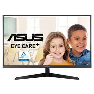 ASUS 27" 4K Eye Care Monitor (VY27UQ) - UHD (3840 x 2160), IPS, HDR10, Adaptive Sync, Eye Care Plus, Display Port, HDMI, Speaker, DisplayWidget, Blue Light Filter, Flicker Free