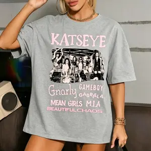 Katseye Beautiful Chaos Tracklist Shirt, Katseye Kpop Shirt, Katseye Gnarly Shirt, Gabriela Shirt, Katseye Soft is Strong Tee