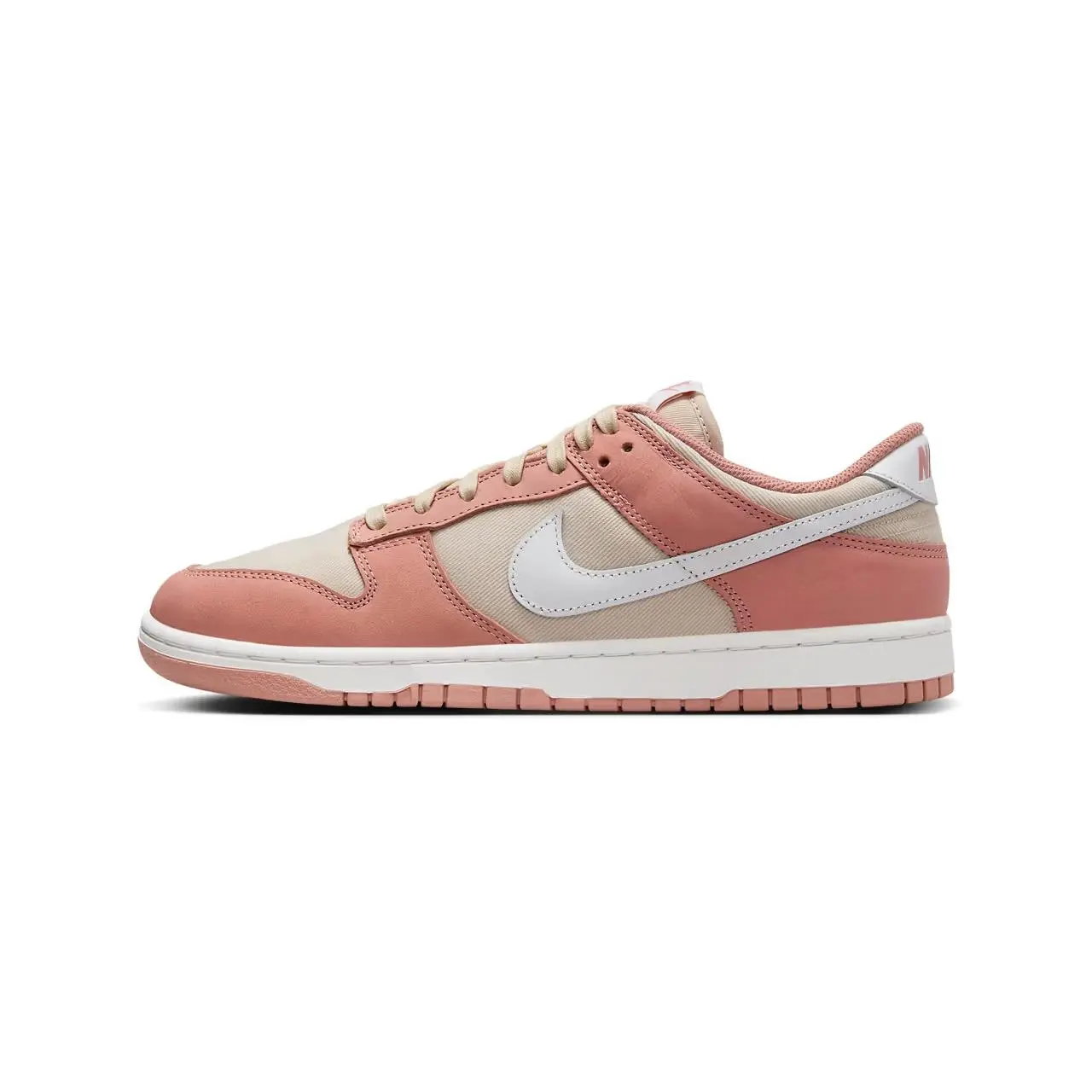 Men's Nike Dunk Low Retro PRM Red Stardust/Summit White (FB8895 601)