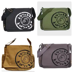 Totoro Messenger Bag - Small Size - Shoulder Crossbody Japanese Anime Manga Cartoon for Back to School Work Travel Trip Bag Unisex