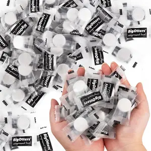 200PCS Compressed Towels, Disposable Face Towels for Travel Cleaning Supplies, Expandable Wipes Tablets Survival Gear and Supplies for Outdoors Camping Hiking Hotel Foldable