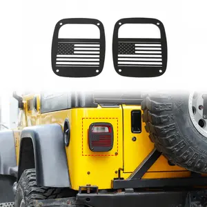 Perfect Fit Auto Vehicle Car Accessories, Accessories for Car, Rear Taillight Lamp Guard Panel Cover Trim for 1997-2006 Jeep Wrangler TJ Notice Features