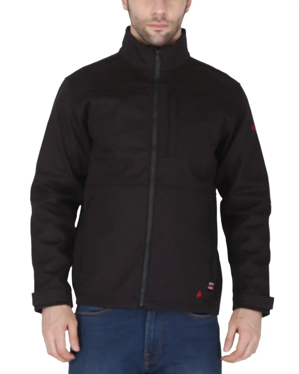 Forge Workwear Men's Men'S Fr Ripstop Softshell Jacket - Mfrtjo1-0038-Blk