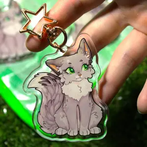 Dovewing Warrior Cats 2.5in Double Sided Acrylic Keychain