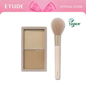 [ETUDE Official] Contour Powder #01(Creator) & Brush Set | Easy-to-Use K-Beauty Essentials | Natural-Looking Definition | Long-Lasting Matte Finish