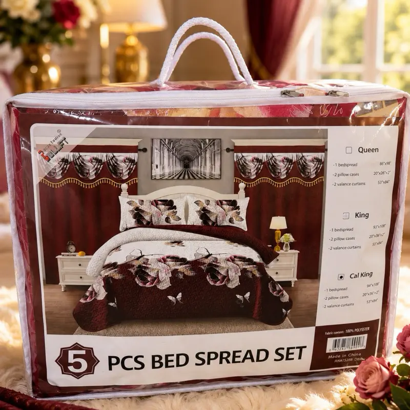 6 bedspread 5 pieces