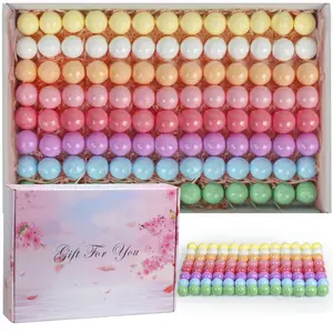 104 Pcs Aromatic Essential Oils Bath Salts Gift Set, High-End Spa Care, Gentle, Soothing, Relaxing Bath, Perfect Anniversary/birthday Present, Ideal for Her Who Has Everything