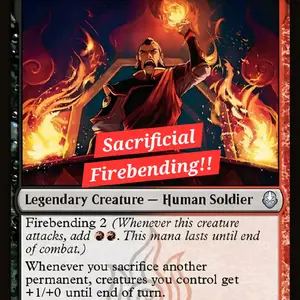 Avatar Themed Magic the Gathering Commander Deck. Rakdos | Sacrificial Firebending!!!