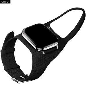 URVOI Ergonomic Sport Fitness Cycling Band for Apple Watch Ultra 2/1/series 10-6/se, Breathable Knit Design, Comfortable Fit, work out strap, Smart Watch Straps