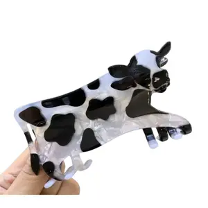 Cow Hair Claw Clip – Moo-dy & Adorable Statement Accessory