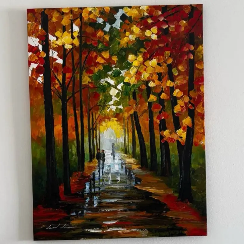 Leonardo afemp Authentic painted painting signed by artist painted pre 2011