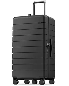 LUGGEX 30 Inch Trunk Luggage, Polycarbonate Hardside Large Checked Suitcase with 5 Spinner Wheels & Shock-Absorbing Wheels, TSA Lock