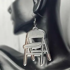 Folding Chair Earrings - Alabama Slammer