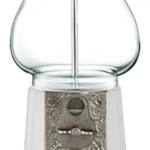 WHITE 15" King Classic Gumball/Candy Machine with 1 lb. of Gumballs