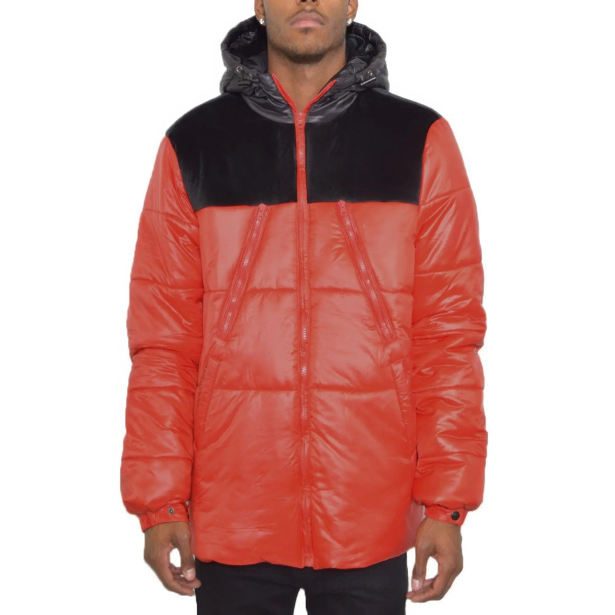 Mens Padded Buffle Puffer Jacket
