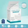 Clean Skin Club Blemish Control Clean Towels® XL, Compostable Face Towels, Light Exfoliation for Oily Skin, Eczema Association Accepted Disposable Face Towelette, Makeup Remover Dry Wipes, 50 count