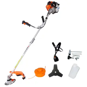 52cc Weed Wacker Gas Powered,3 in 1 Multifunction, String Trimmer, 8" Weed Wacker Attachments Heads,10" Metal 3T Blade Brush Cutter Portable Landscape