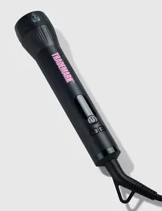 Trademark MOOD Hair Iron Handle, Multi Attachment Power Base for Interchangeable Iron, Curling and Waving Hair, Black