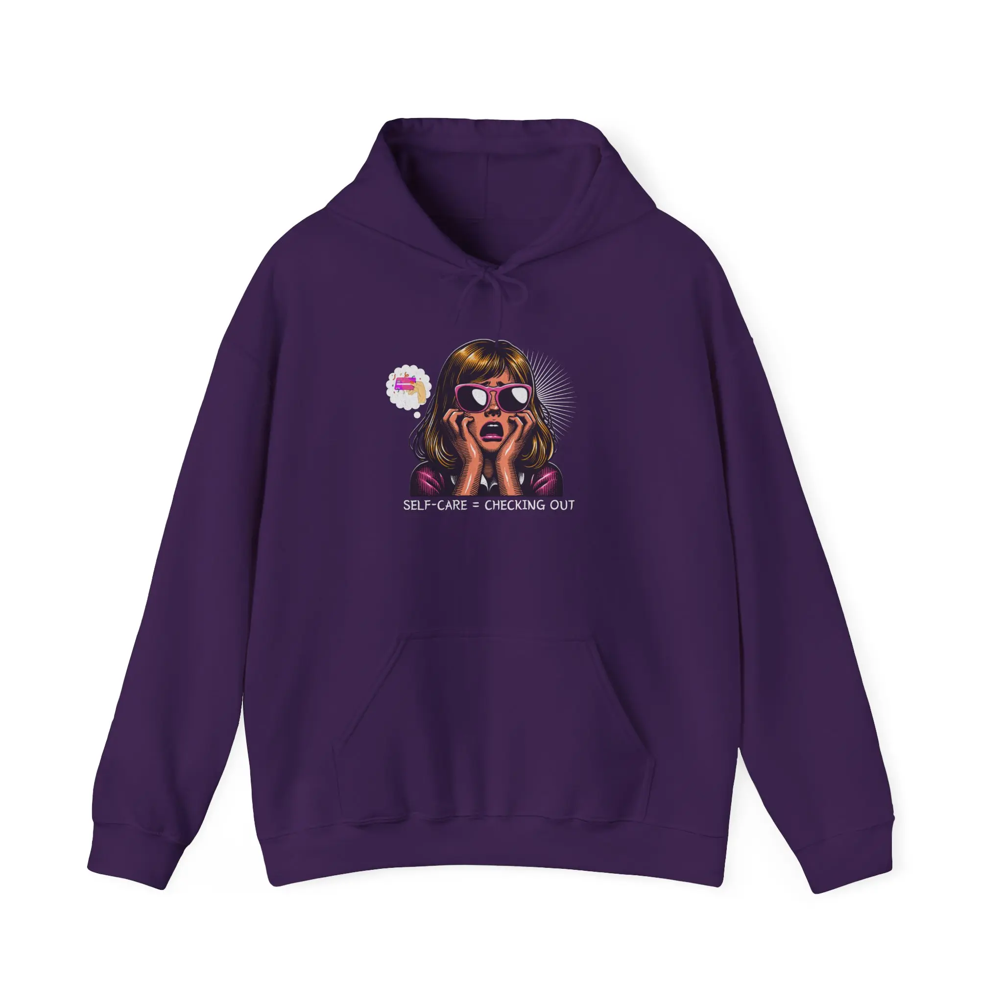 Self-Care Hoodie – Cozy Relaxation Gift for Her, Self-Love Apparel, Weekend Comfort Wear