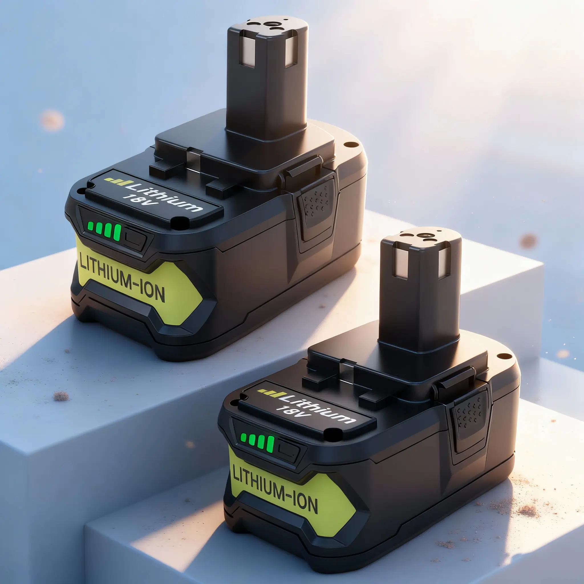 2pack 18V 8.0Ah Upgraded P117 18V 8.0Ah 18V RB18L50 Lithium Battery for RYOBI P108 P102 P104 High Capacity Cordless Tool Batteries Replacement Batteries Li Ion Batteries