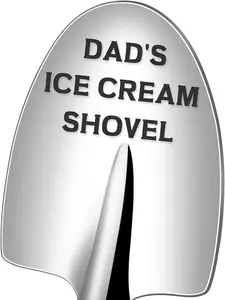Fathers Day Gifts for Dad Christmas Stocking Stuffers for Men Dads Ice Cream Shovel Scoop, Unique Personalized Funny Gifts for Dad Father in Law Birthday Small Presents from Daughter Son