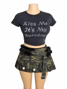 "It's My Birthday" Crop Top