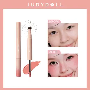 JUDYDOLL Freckle & Blush Duo,2-in-1 Freckle Pen & Liquid Blush, Natural Sun-Kissed Flush, Soft Blendable Color, Lightweight & Long-Lasting, Faux Freckles Makeup, Fresh Youthful Glow, Beginner Friendly, Daily Makeup Essentials