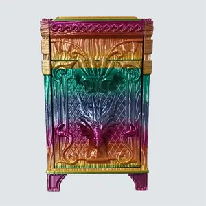 3D Printed Dice Card Box - Compact & Versatile Storage for Gaming Accessories - Unique Design for Board Games & Dice Games - Stylish Addition to Your Gaming Setup