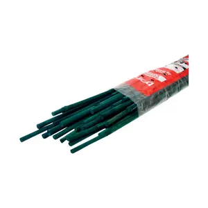 Ace Trading 3-ft Tall Natural Bamboo Stakes with Molded Nubs, 25-Count Bulk Pack for Garden Plant Support