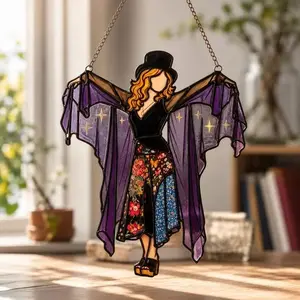 Fleetwood Mac Rumours Stevie Nicks Acrylic Suncatcher, Rhiannon Witch Coven Landslide Suncatcher