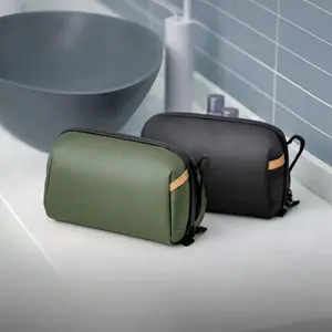 Water-Resistant Toiletry Bag with Dry/Wet Separation - Professional Durable Travel Organizer with Built-in Hanging Hook & Smart Compartments