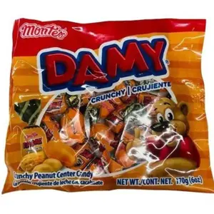 Montes Damy Crunchy Peanut Center Candy 170g Pack Perfect for Snacks & Desserts Ideal for Sharing Generous 170g Pack Simple Enjoyment