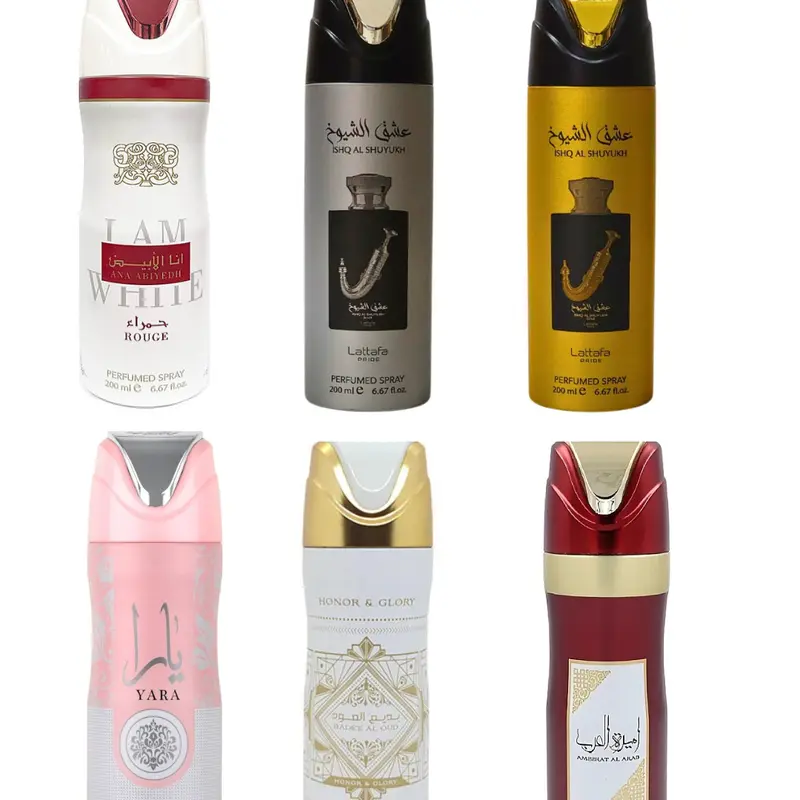 Lattafa Body Sprays 200 ml Scent Perfume