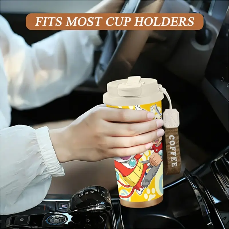 Yo-kai Watch Style Stainless Steel Thermo Tumbler, Large Capacity
