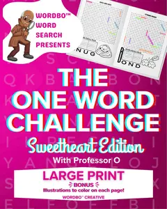 The One Word Challenge Puzzle Book – Large Print Brain Game (Sweetheart Edition)