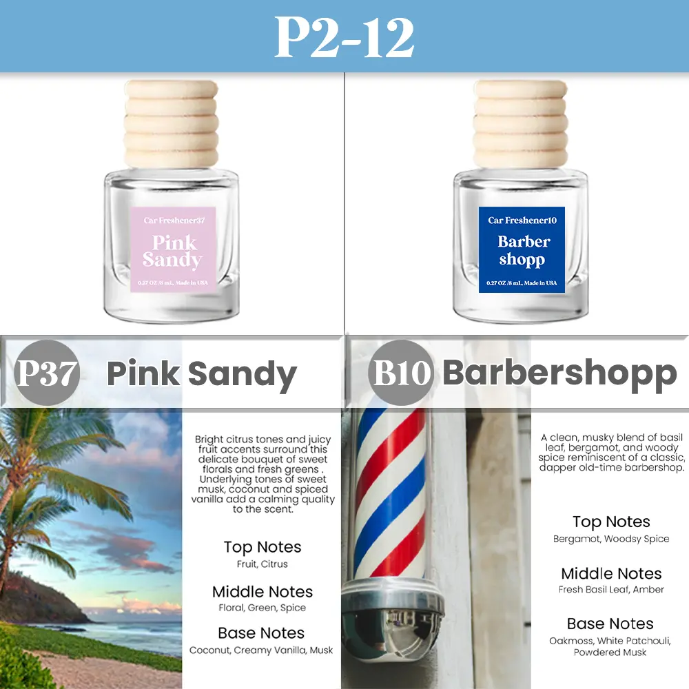 Pink Sands & Barber Shop:P37,B10 (2 bottles P2-12)