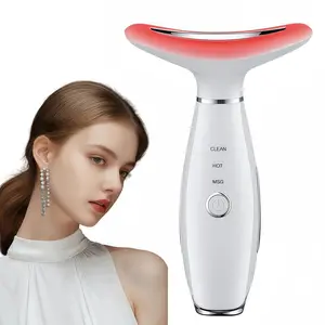 Neck & Face Massager, Vibrating Face Massager with Thermals for Skin Care, Facial Massage Tool for Skin Care at Home