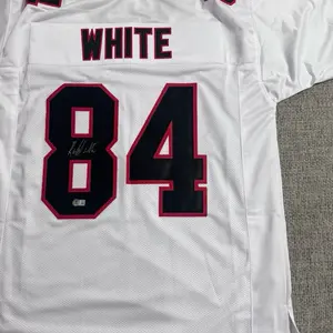Roddy White Signed Autograph Custom Jersey - Beckett Coa - Atlanta Football