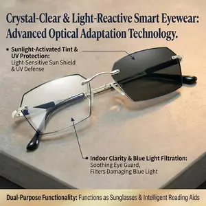 HD Reading Glasses – Blue Light Blocking, UV Protection | Clear & Comfortable for Work & Everyday Use