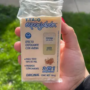 Ttaio Esponjabon- oatmeal sponge-soap with exfoliate effect