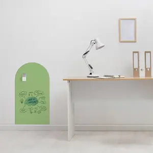 1pc Wall Sticker Magnetic Wallpaper, Self-Adhesive Chalkboard Surface for Classroom Use, Easy Peel & Stick Magnetic Board